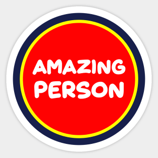 Amazing Person Sticker